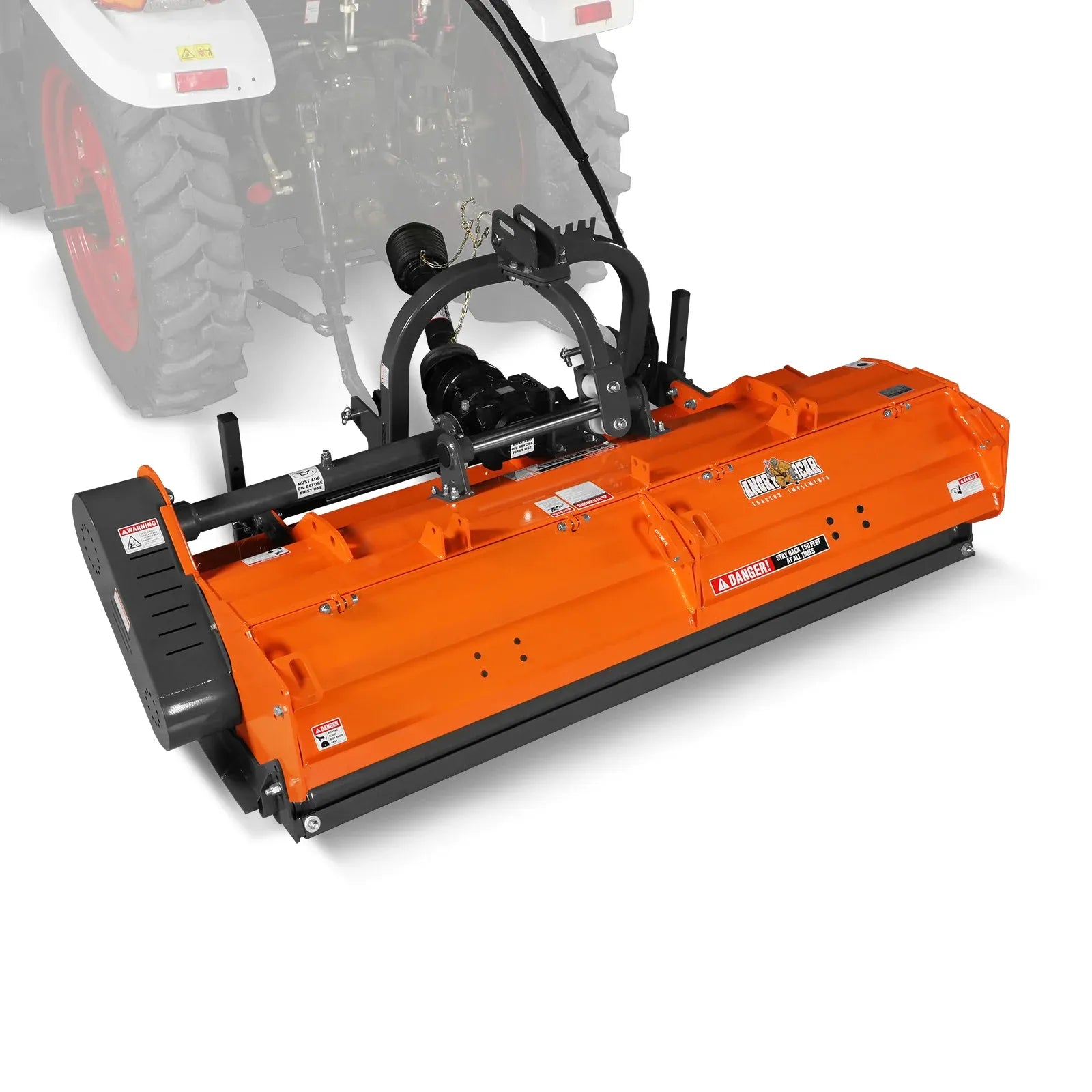 MechMaxx 78" Heavy Duty PTO Flail Mower with Hydraulic Side Shift, 3-Point Hitch, 50–85HP, Model KDK78H