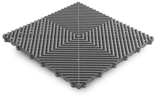 Swisstrax Pro Series Tile Garage Flooring Ribtrax 24 Tile Pack - Standard Colors