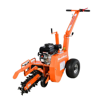 MechMaxx 7HP Gas Powered Cable Ditching Mini Trencher, Model TCR650