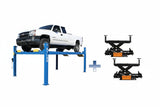 Atlas 412A 12,000 lb 4-Post Alignment Lift with RJ6 Rolling Jacks Combo