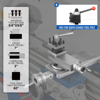 MechMaxx 14x40 Industrial Metal Lathe with Variable Speed and DRO, Model 1440GV