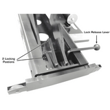 Atlas Platinum PVL14 ALI Certified 14000 lb 4-Post Lift Combo with RJ7000 Rolling Jacks
