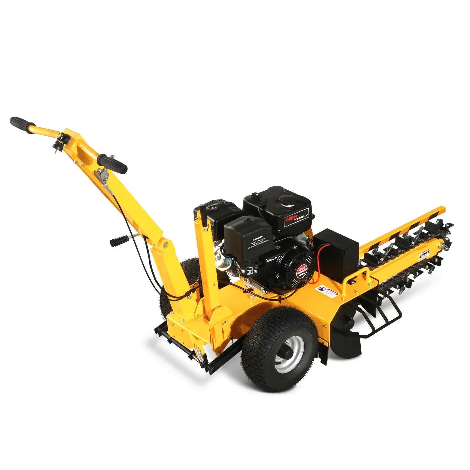 MechMaxx 15HP 420cc E-Start 24" Ditching Mini Trencher, Model TCR1500