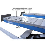Atlas 12ASL 12,000 lb Scissor Alignment Lift with Turntables and Slip Plates