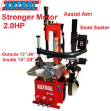 Katool KT-T835 Tire Changer with Single Assist Arm for 12"-28" Rims