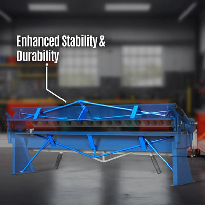 MechMaxx 48" Manual Pan and Box Brake with 16 Gauge Capacity, Model 500301