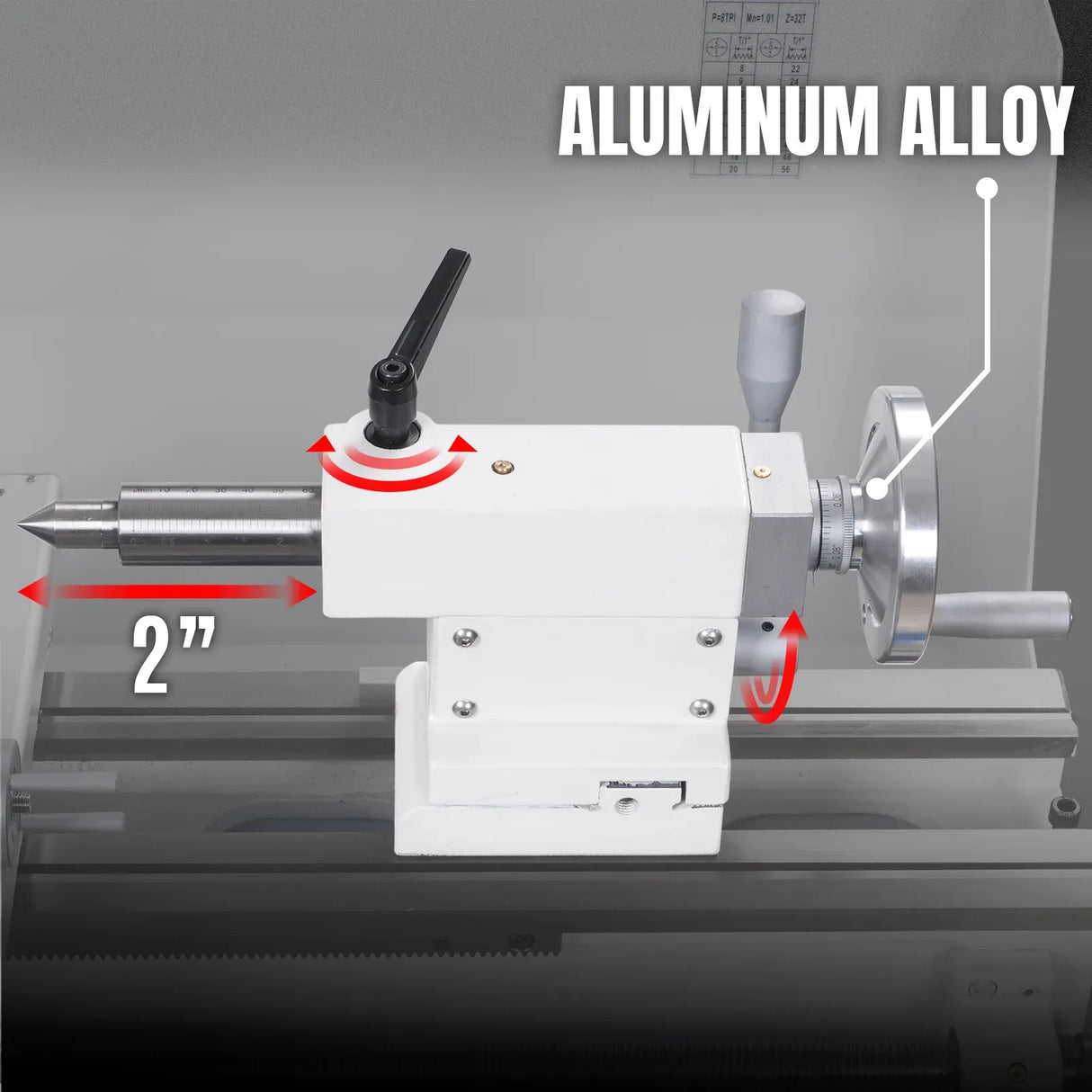 MechMaxx 10x30 Metal Lathe Machine with DRO, Model 1030VD