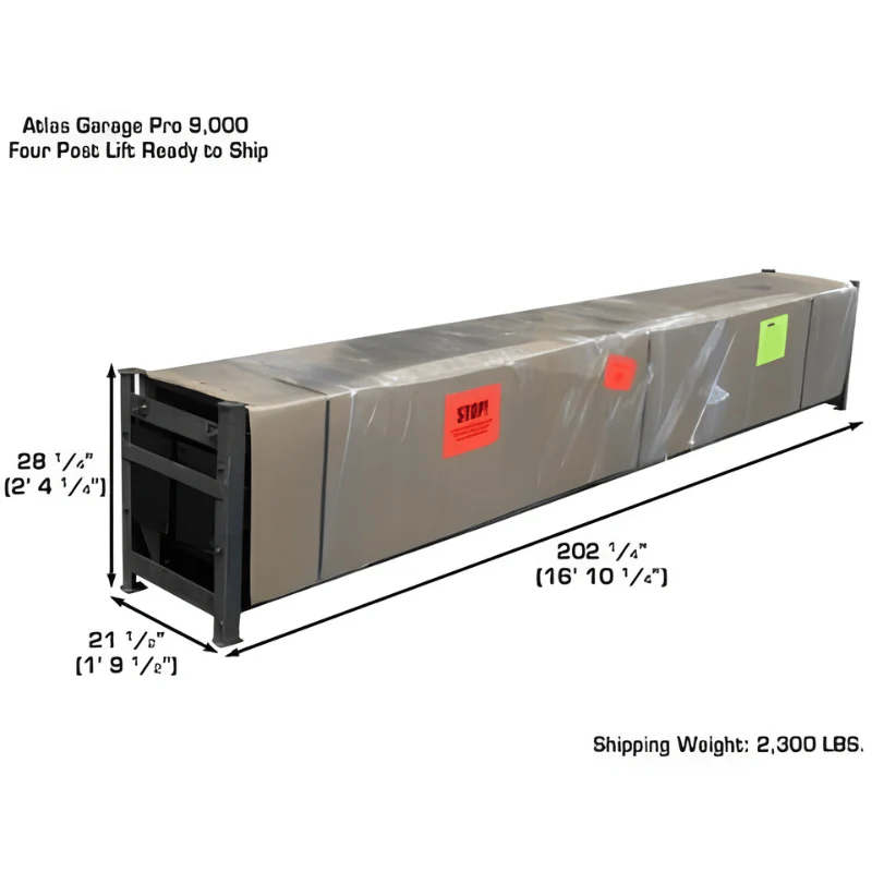 Atlas PRO9000 9,000 lb Capacity  4-Post Garage Vehicle Lift