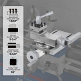 MechMaxx 11x30 Combination Lathe Milling Drilling Machine, Model 1130VC