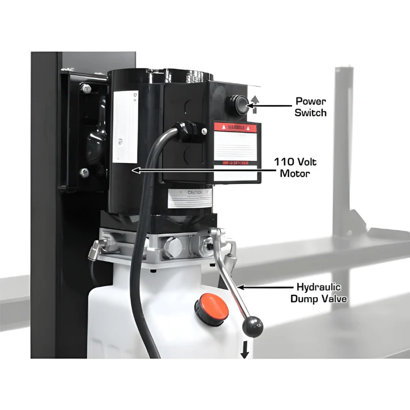 Atlas APEX8 ALI Certified 8,000 lb 4-Post Lift with Dual RJ35 Sliding Bridge Jacks Combo