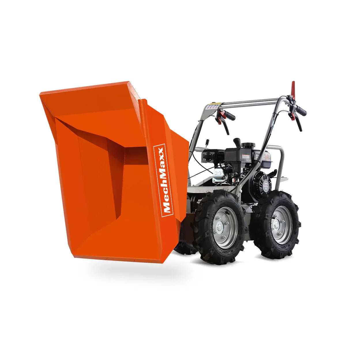 MechMaxx 660 lb Capacity 7HP Gas Powered Wheelbarrow Mini Dumper with 3F+1R Gearbox, Model T30