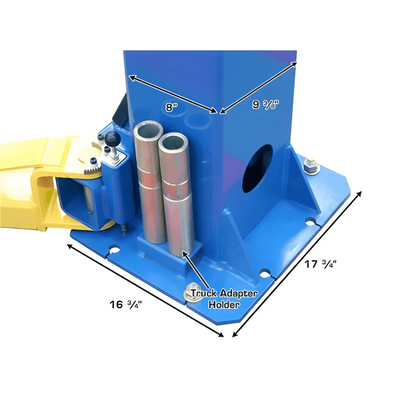 Atlas 9OHSC Overhead 2-Post Lift with Lawn Mower Adapter Combo