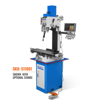 MechMaxx 8x33 Industrial Benchtop Mill Drill Machine with DRO, Model VM32LD