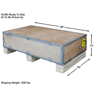 Atlas 412A 12,000 lb 4-Post Alignment Lift with RJ6 Rolling Jacks Combo