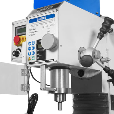 MechMaxx 8x33 Industrial Benchtop Mill Drill Machine with 2HP Motor, Model VM32L