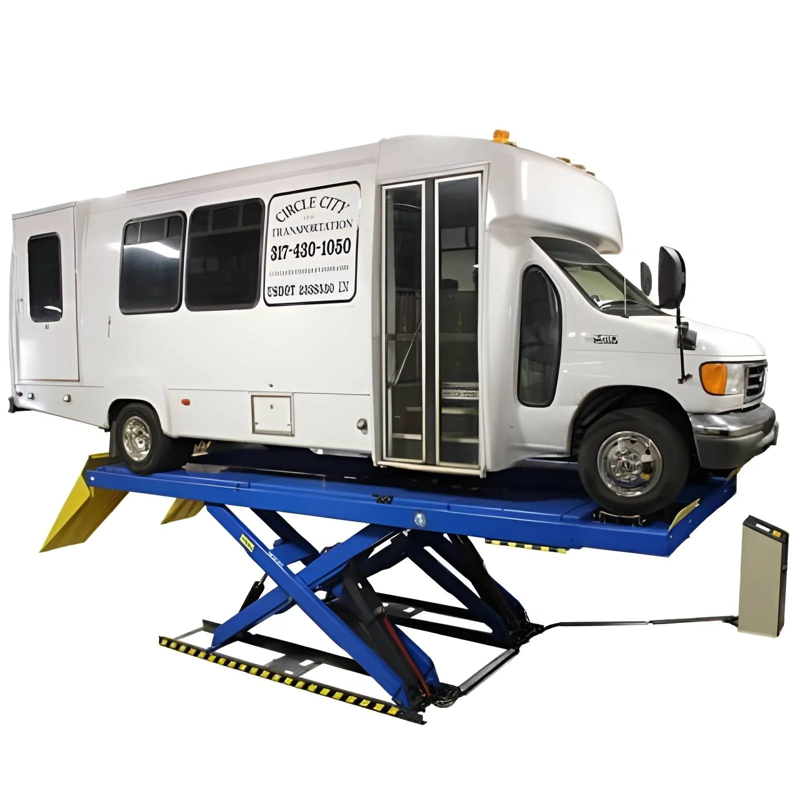 Atlas PX16A Scissor Alignment Lift with RJ8 Rolling Bridge Jacks Combo