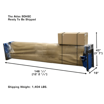 Atlas 9OHSC Overhead 2-Post Lift with Lawn Mower Adapter Combo