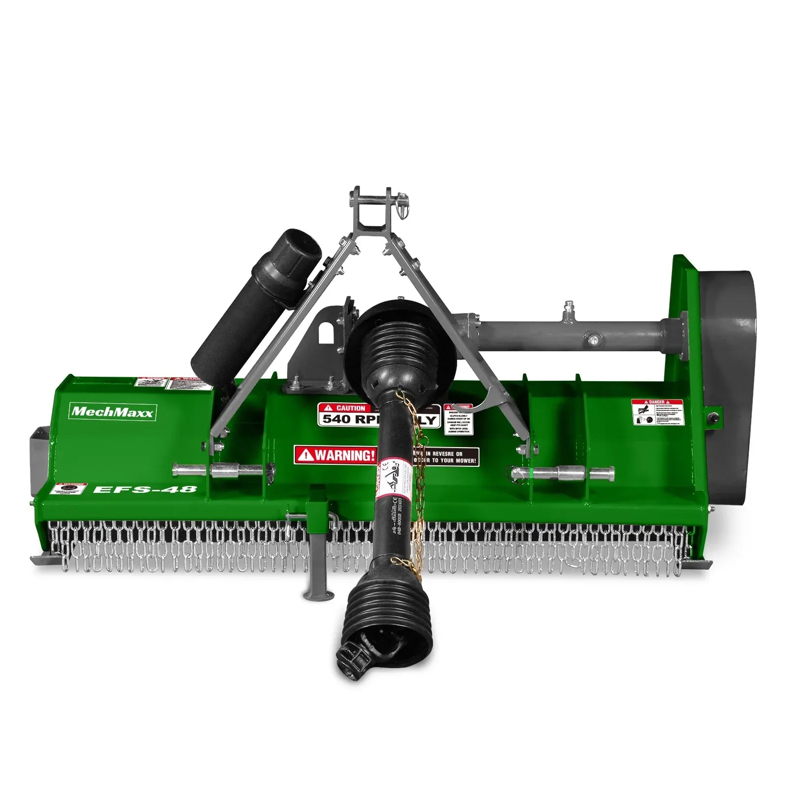 MechMaxx 48" Light Duty PTO Flail Mower, 3-Point Hitch, 15–35HP, Model EFS48