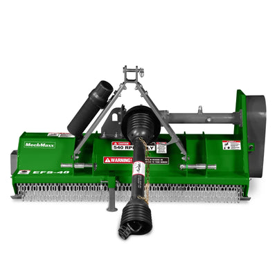 MechMaxx 48" Light Duty PTO Flail Mower, 3-Point Hitch, 15–35HP, Model EFS48