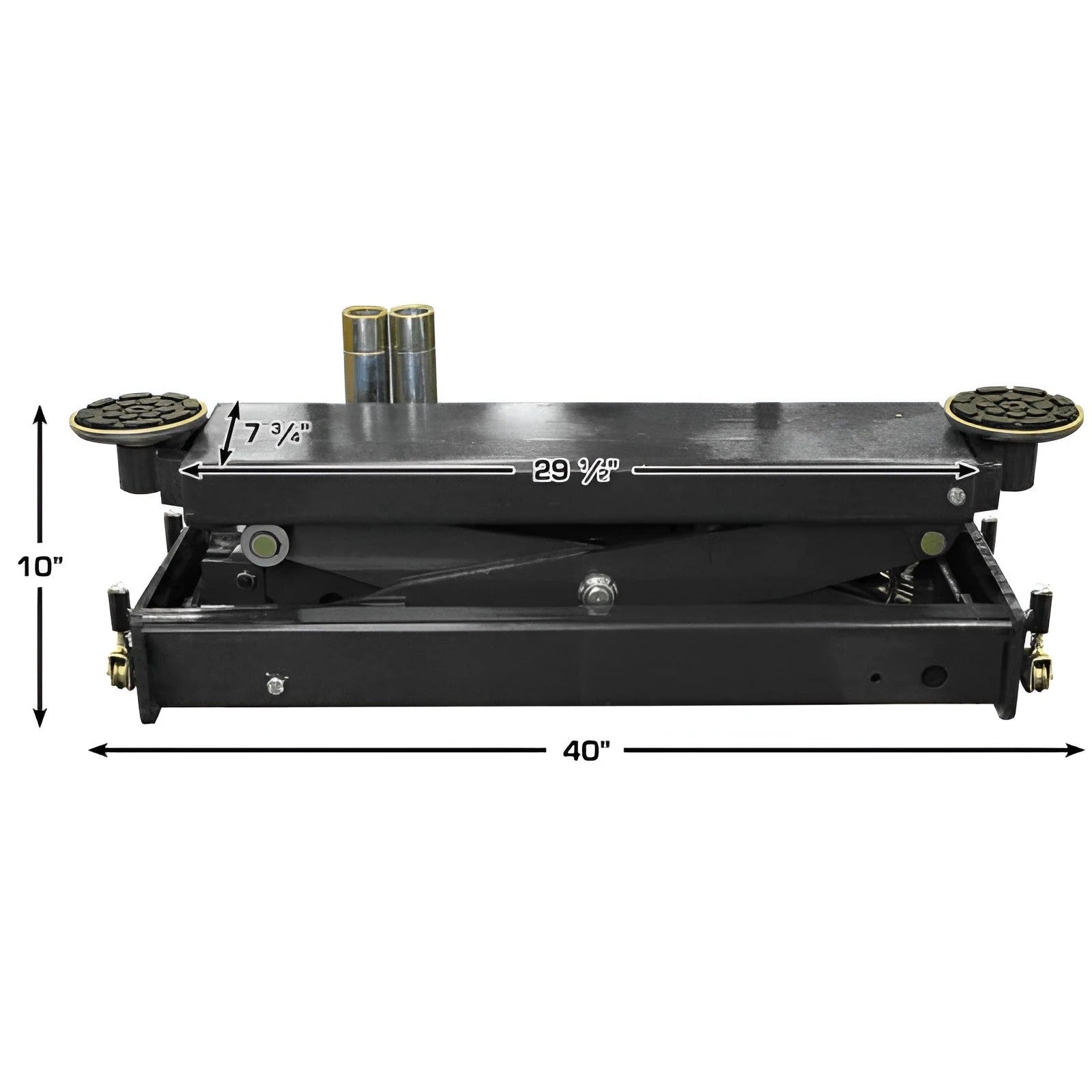 Atlas 414A 14,000 lb 4-Post Alignment Lift with RJ8 Rolling Jacks Combo