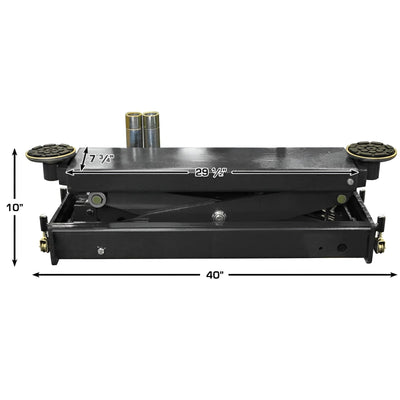 Atlas 414A 14,000 lb 4-Post Alignment Lift with RJ8 Rolling Jacks Combo