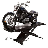 Atlas ACL Air-Operated Motorcycle Lift with Roller Plate and 1,000 lb Capacity
