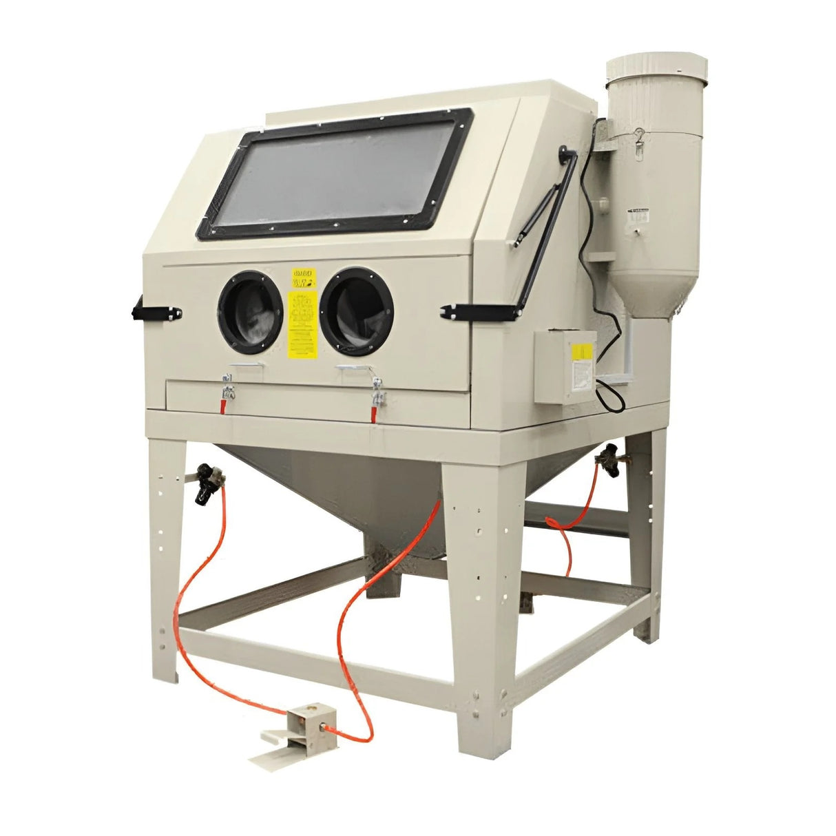 Atlas SBC1200 Extra Large Sandblast Cabinet with Dual Doors, Dual Guns, and Vacuum Dust Collection