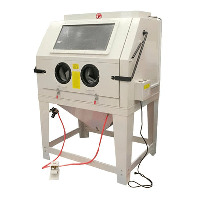 Atlas SBC990 Large Sandblast Cabinet with Vacuum Dust Collection System and Foot Pedal Control