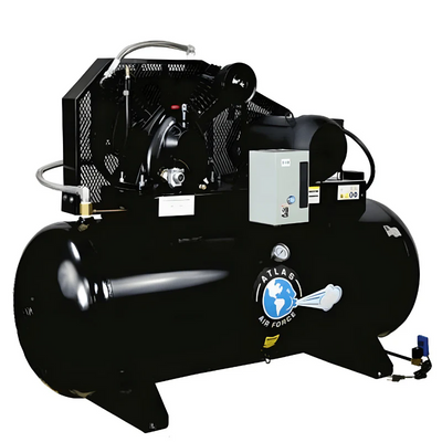 Atlas Air Force AF9P 7.5HP Air Compressor with 120-Gallon Tank and Plus Package