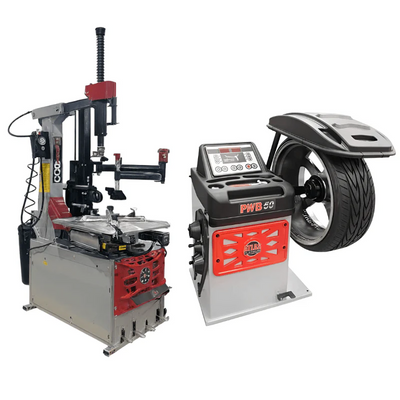 Atlas PTC600 Platinum Tire Changer with PWB50 Wheel Balancer Combo