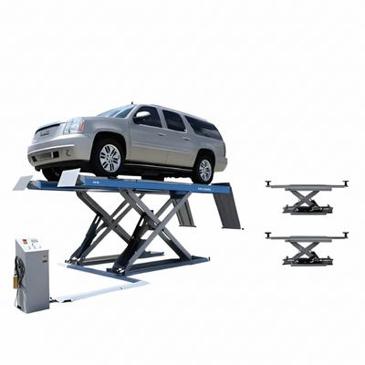 Atlas 12ASL 12,000 lb Alignment Scissor Lift with RJ6 Rolling Jacks Combo