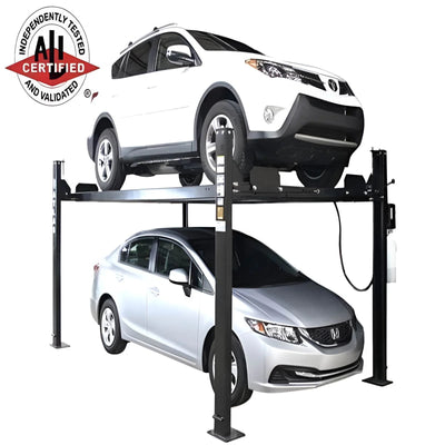 Atlas ALI Certified APEX8 4-Post Lift with Pro-Floor Storage System Combo