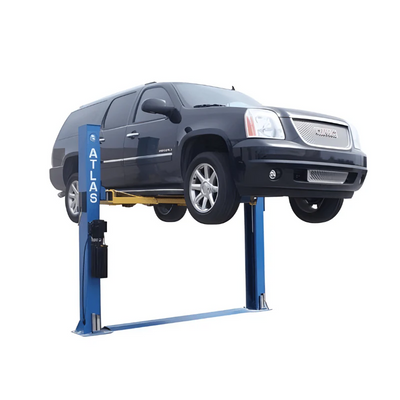 Atlas BP8000 8,000 lb Baseplate 2-Post Lift – Low Ceiling Garage Solution