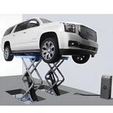 Atlas FM9SL In-Ground Full-Rise Scissor Lift with 9,000 lb Capacity and Flush-Mount Design