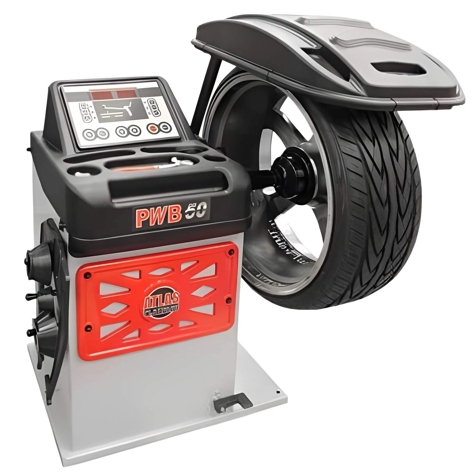 Atlas Platinum PWB50 Premium 2D Computer Wheel Balancer – Automatic Data Entry & High-Precision Balancing