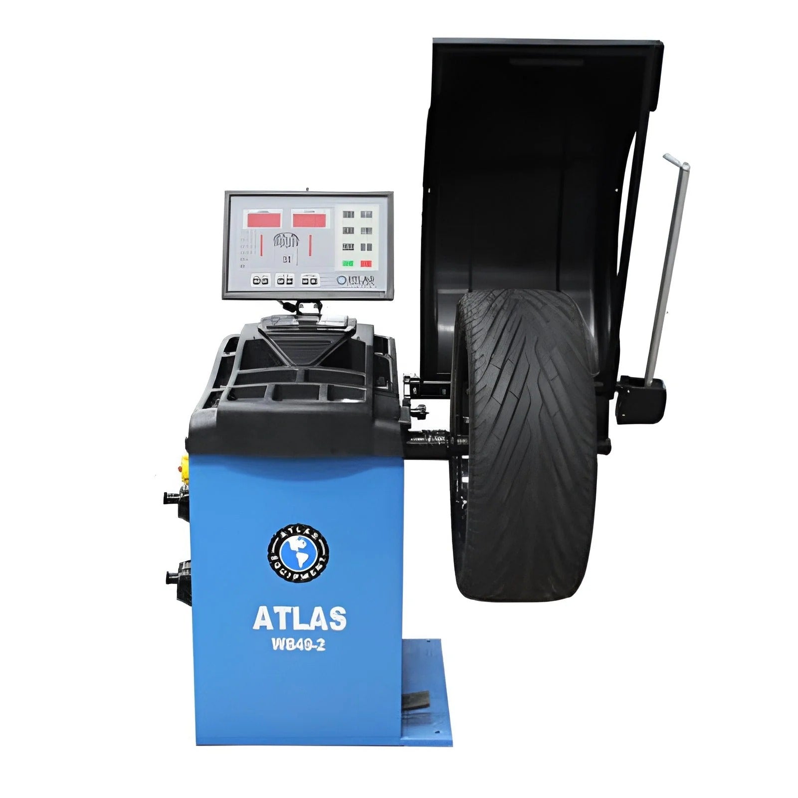 Atlas WB49-2 PRO 3D Computer Wheel Balancer for Cars & Light Trucks, 32” Rim Capacity, 150 lb Max Wheel