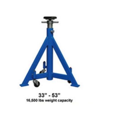 Atlas 16,500 lb Mobile Column Lift Jack Stand, 33"-53" Adjustable Height