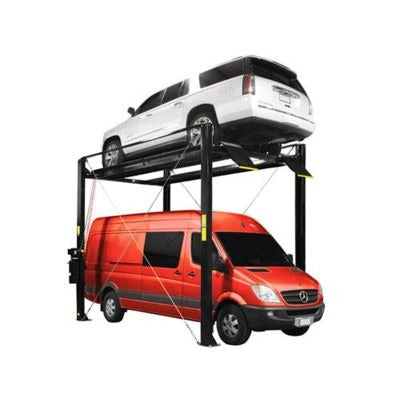 Atlas Garage PRO7000ST 7,000 lb Super-Tall 4-Post Lift – Portable Heavy-Duty Storage Lift