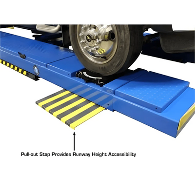 Atlas PX16A Scissor Alignment Lift with RJ8 Rolling Bridge Jacks Combo