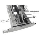 Atlas PVL14 Platinum ALI Certified 14,000 lb 4-Post Lift with RJ7 Rolling Jacks Combo
