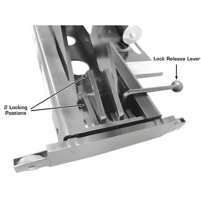 Atlas PVL14 Platinum ALI Certified 14,000 lb 4-Post Lift with RJ7 Rolling Jacks Combo