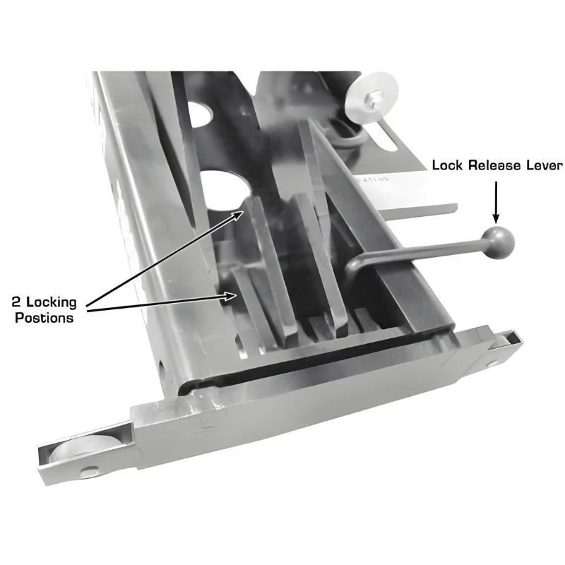 Atlas PVL14 Platinum ALI Certified 14,000 lb 4-Post Lift with RJ7 Rolling Jacks Combo