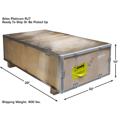 Atlas PVL14 Platinum ALI Certified 14,000 lb 4-Post Lift with RJ7 Rolling Jacks Combo