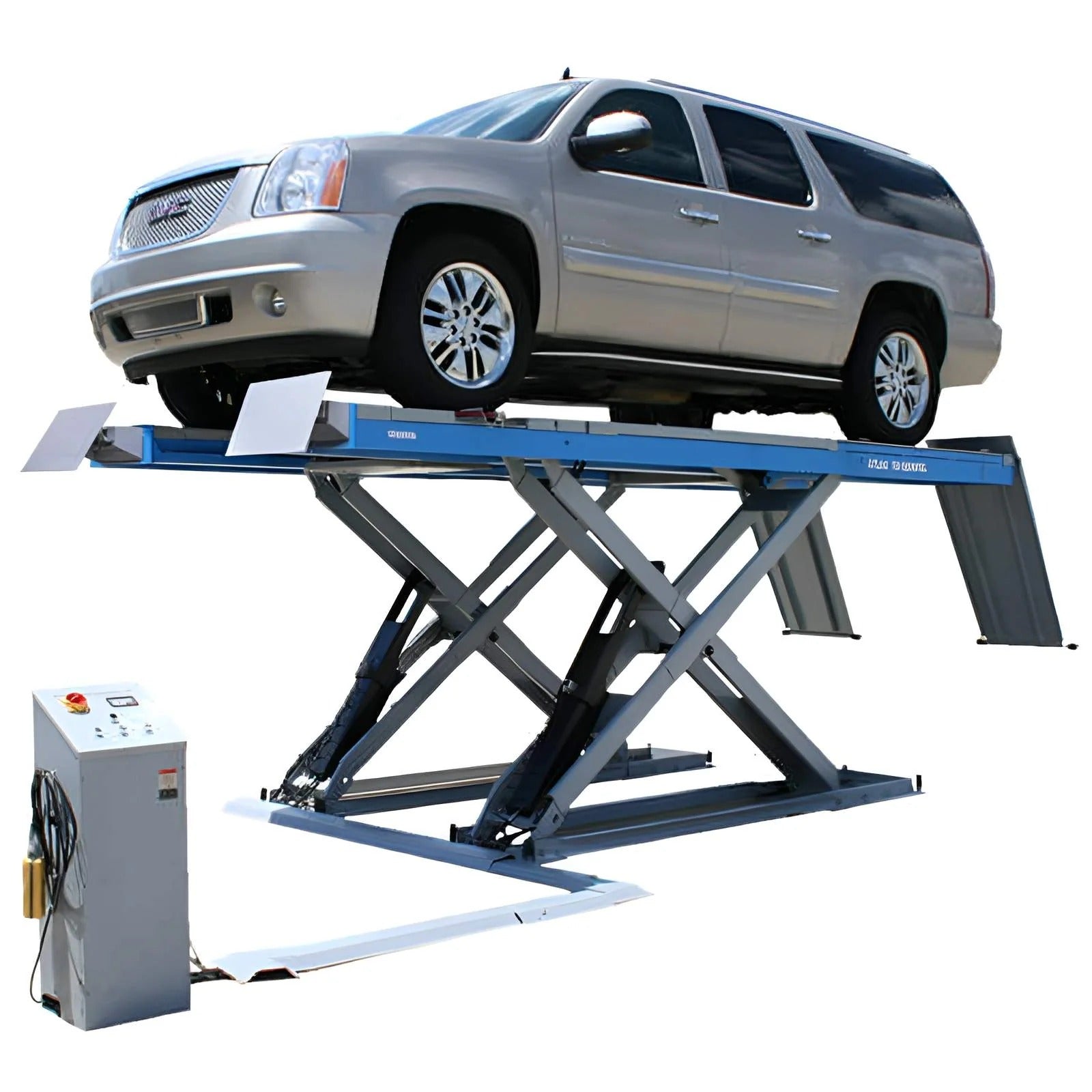 Atlas 12ASL 12,000 lb Alignment Scissor Lift with RJ6 Rolling Jacks Combo