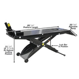 Atlas ACL Air-Operated Motorcycle Lift with Roller Plate and 1,000 lb Capacity