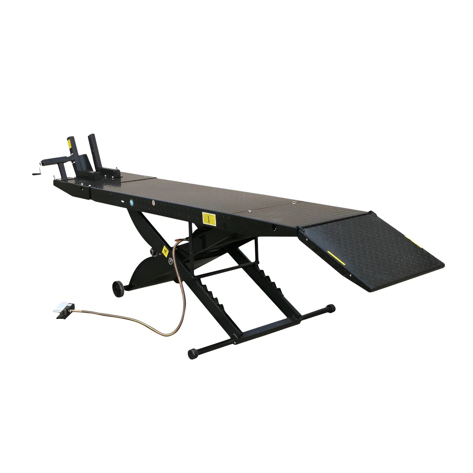 Atlas CycleLift Air-Operated Motorcycle Lift with 1,000 lb Capacity and Extended Platform (WILL CALL)