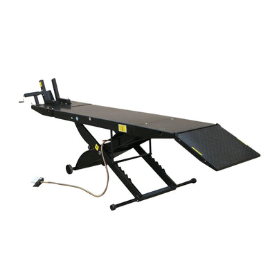 Atlas CycleLift Air-Operated Motorcycle Lift with 1,000 lb Capacity and Extended Platform (WILL CALL)