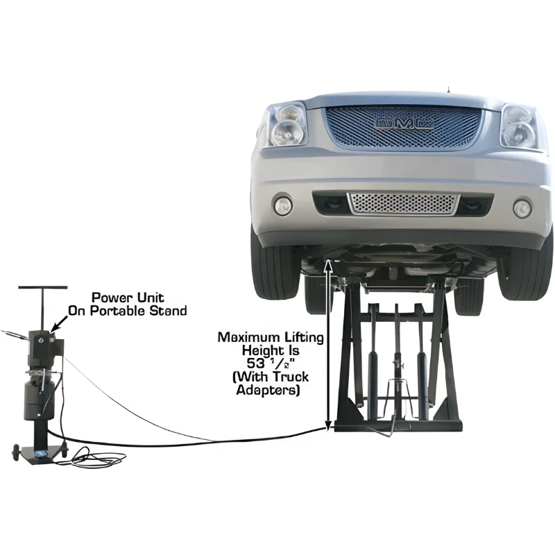 Atlas 6MR Portable Mid-Rise Scissor Lift 6,000 lb Capacity