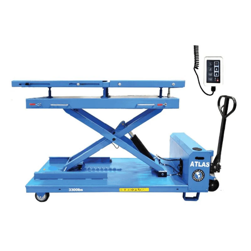 Atlas Electric Hydraulic Battery Lift Table for Automotive Service