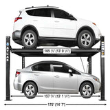 Atlas APEX 8 ALI Certified 8,000 lb 4-Post Lift – Heavy-Duty Garage Storage Lift